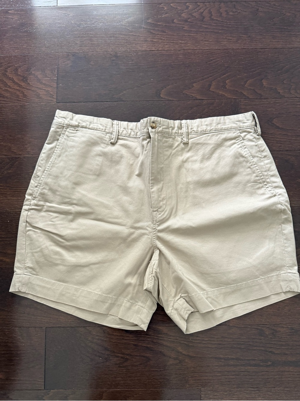 Polo Ralph Lauren Men's Beige Chino Shorts, Size 38